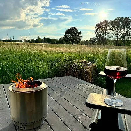 Дом отдыха 102-tiny House Mit Blick Ins Gruene, Wlan Und Kamin