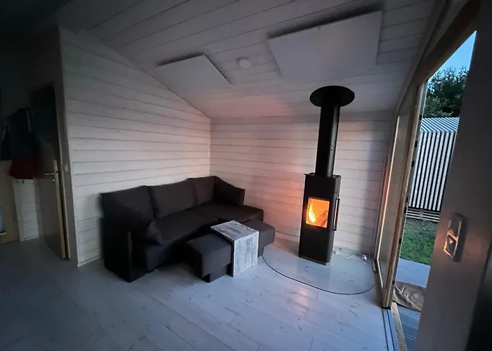 102-tiny House Mit Blick Ins Gruene, Wlan Und Kamin Nyaraló Bleckede