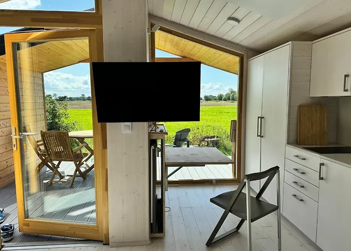 102-tiny House Mit Blick Ins Gruene, Wlan Und Kamin Vakantiehuis